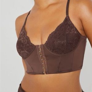 Garage Lace Bustier Top